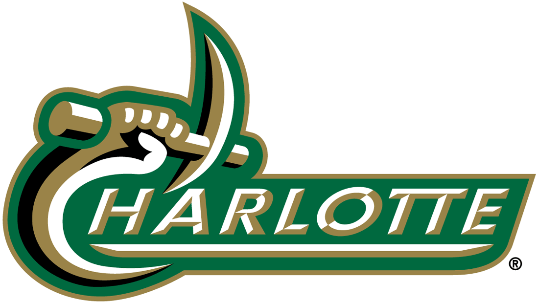 Charlotte 49ers 1998-Pres Wordmark Logo 02 custom vinyl decal